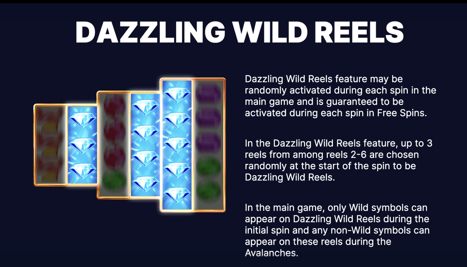 Dazzle wild reels