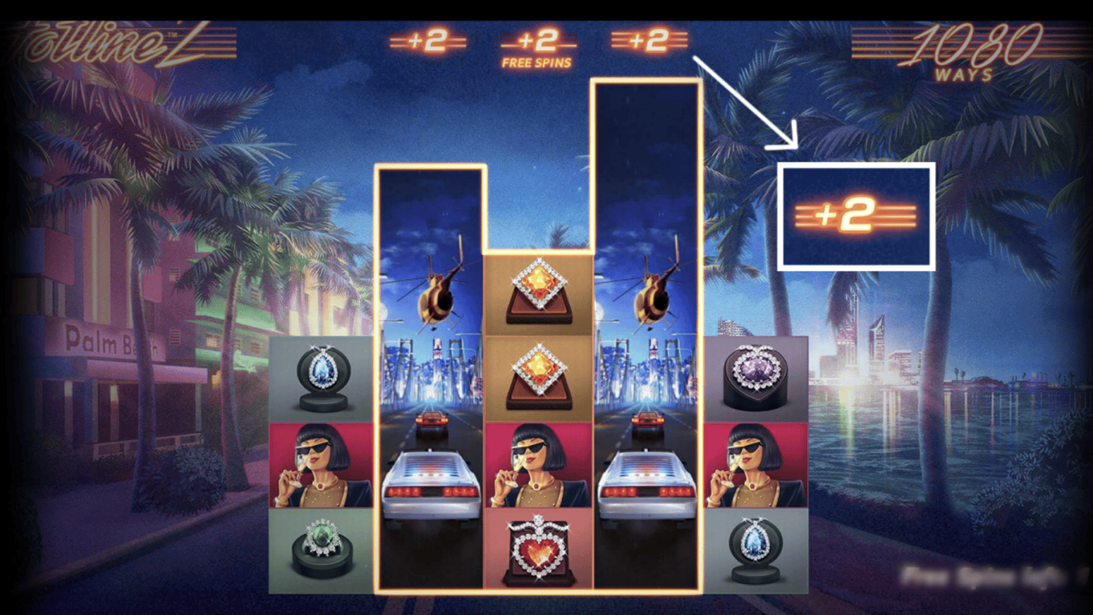 Hotline 2 expending wild symbols