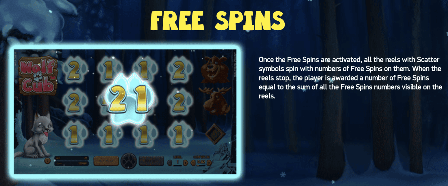 Wolf Cub gratisspinn