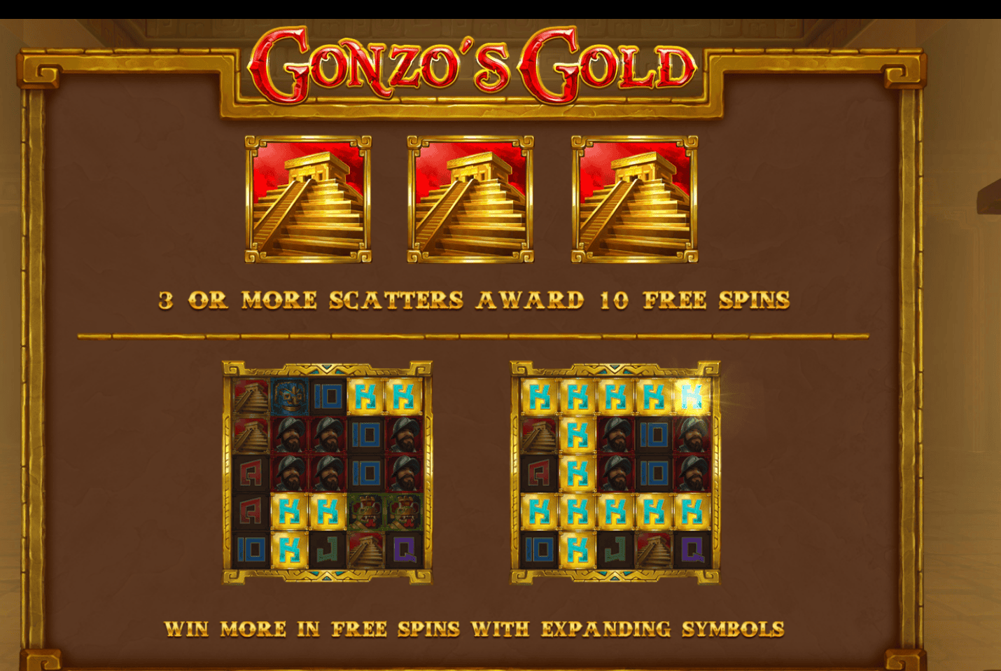 Gonzo gold scatters